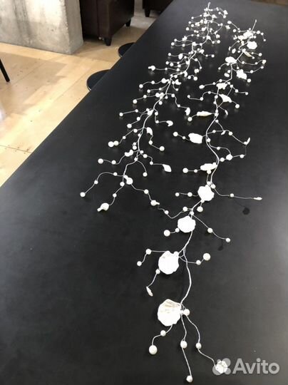 Ветка с жемчужинами, декор