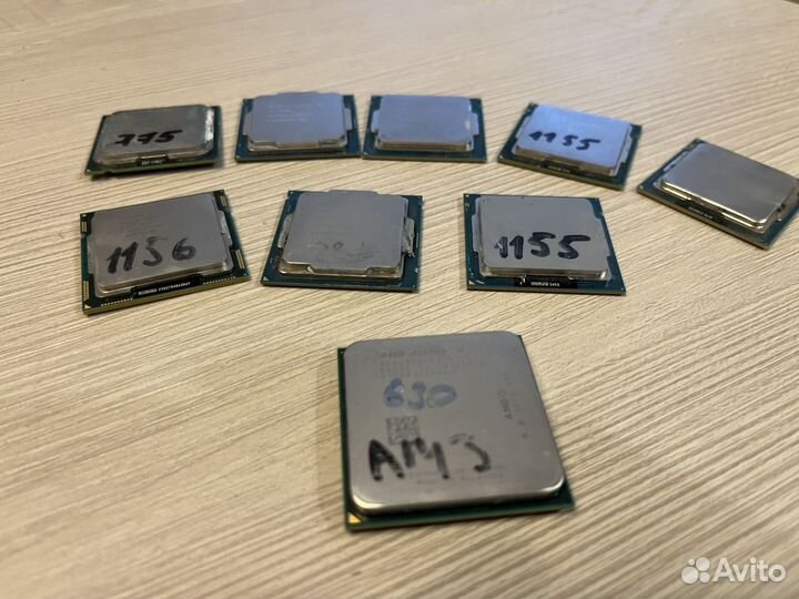 Процессоры i3/i5/celeron/pentium/athlon