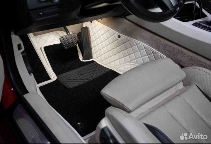3D коврики из экокожи BMW 6 2015
