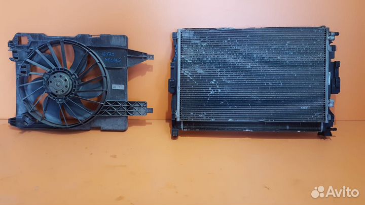 Кассета радиаторов на Renault Megane 2