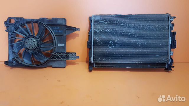 Кассета радиаторов на Renault Megane 2