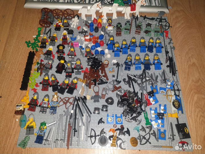 Lego Кастл + аксессуары,рыцари,орки,оружие итд