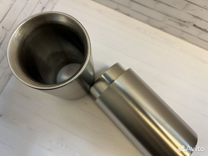 Насадка на выхлоп 76мм прямая матовая
