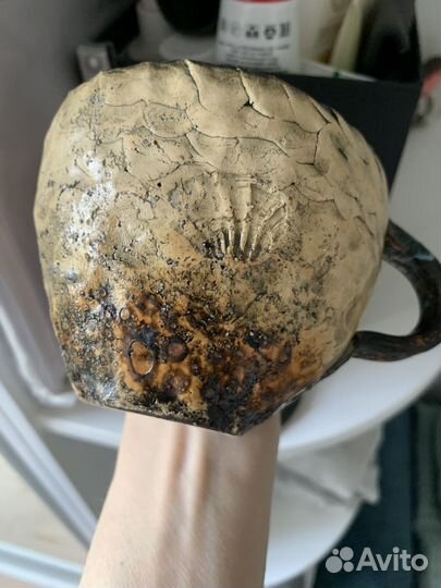 Кружка ручная работа мастера керамиста