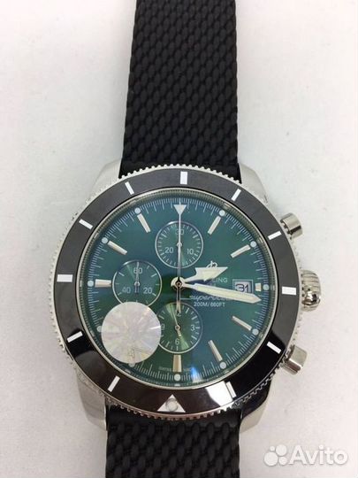 Часы Breitling каучуковый ремешек