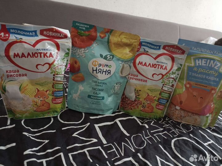 Детские каши молочные, безмолочные