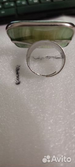 Кольцо с агатом