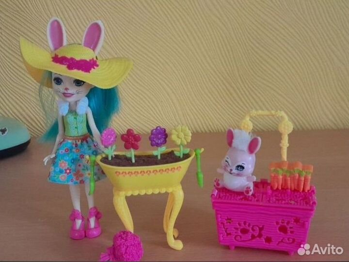 Enchantimals-наб.Саванна,Кролик-повар,Кролик в сад