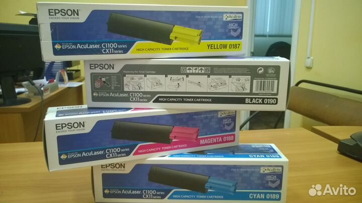 Картридж Epson AcuLaser C1100, CX11 Ориг 3 цвета