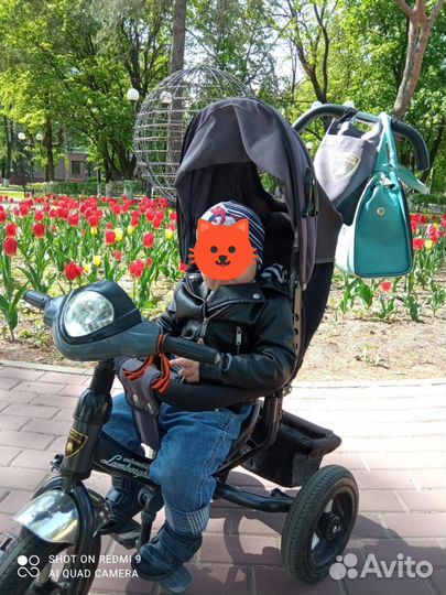 Велосипед детский трёхколёсный lamborghini