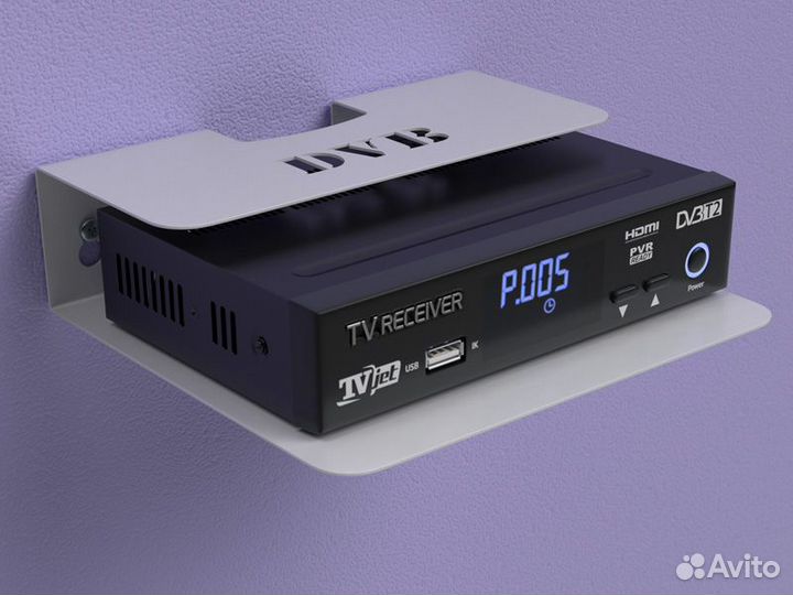 Полка для ресивера/DVD/игровой консоли и др