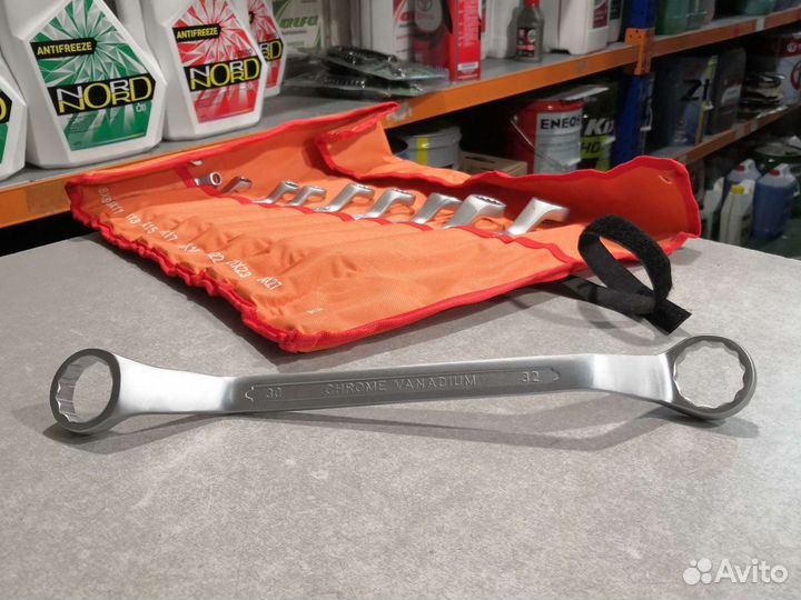 Набор ключей накидных 6-32мм 11 пр airline