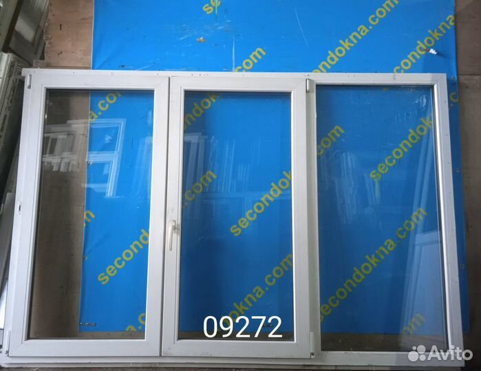 Пластиковое окно штульповое Б/У 1490(в)х2260(ш)