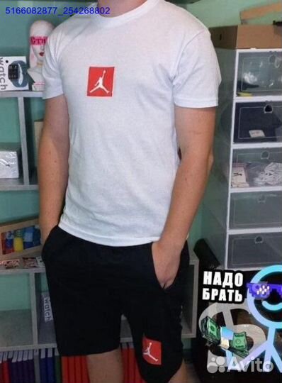 Спортивный костюм футболка + шорты (Арт.41644)