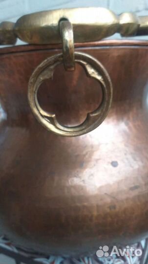 Кувшин (двунос) медь-латунь Европа 20в. 50- 60е.гг