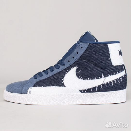 43 Кеды Nike SB Zoom Blazer Mid, Sashiko Mystic Na