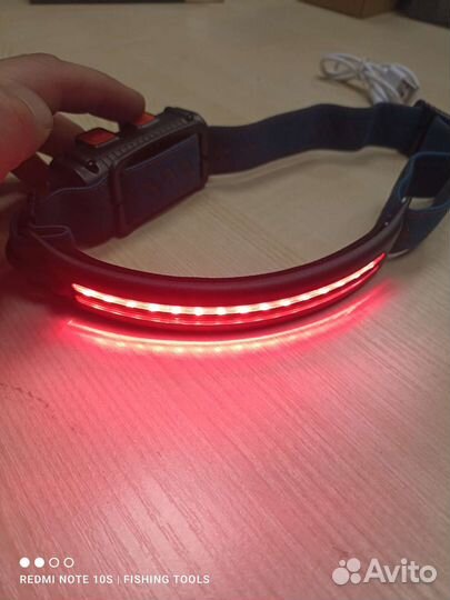 Фонарь налобный с датчиком движения