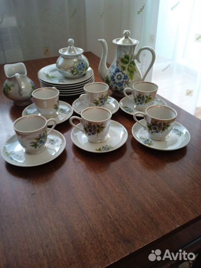 Кофейный сервиз на 6 персон