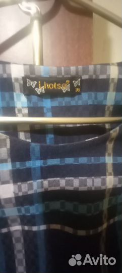 Платье клетчатое