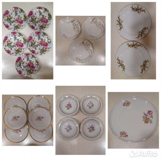 Тарелки ГДР, Япония, Китай, Англия, Чехословакия