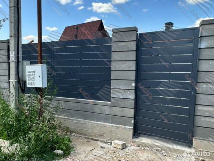 Забор Ранчо из металла