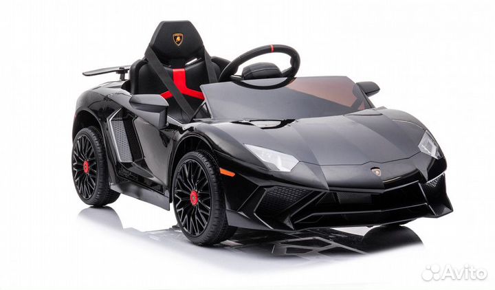 Электромобиль Lamborghini Aventador SV Black
