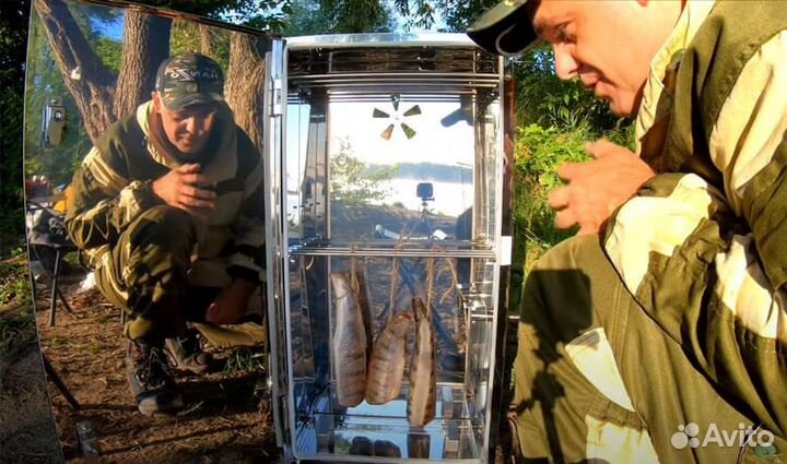 Коптильный шкаф со стеклом - вкус качества