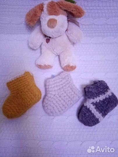 Вязанные пинеточки - носочки