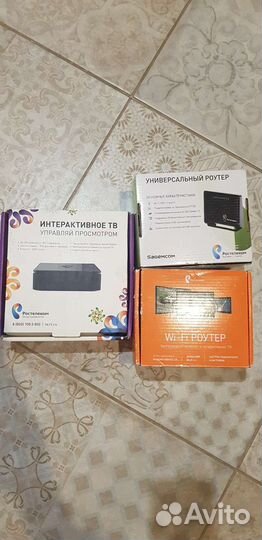 Приставка и роутер Ростелеком (интернет и тв)