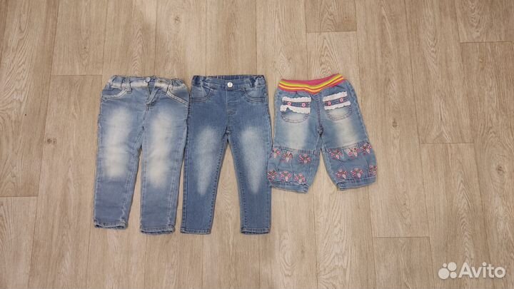 Детские вещи для девочки пакетом 74-80-86 размер