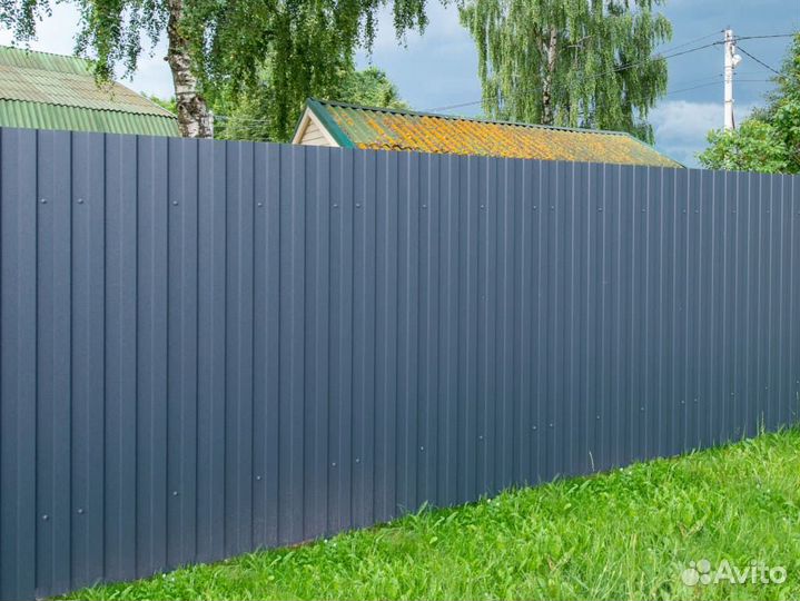 Забор из профнастила от производителя