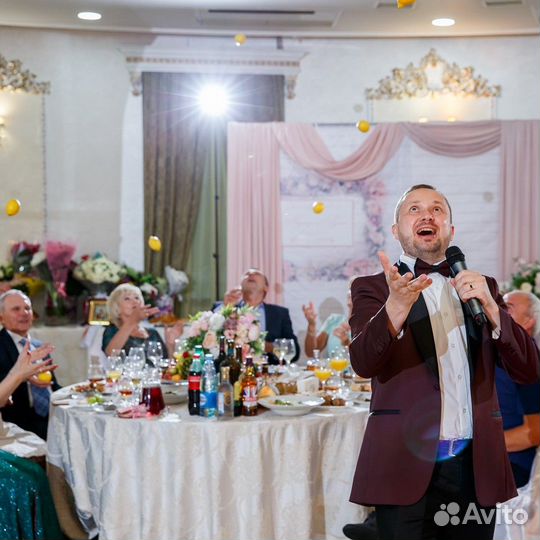 Ведущий + DJ+ свет + звук на свадьбу, корпоратив