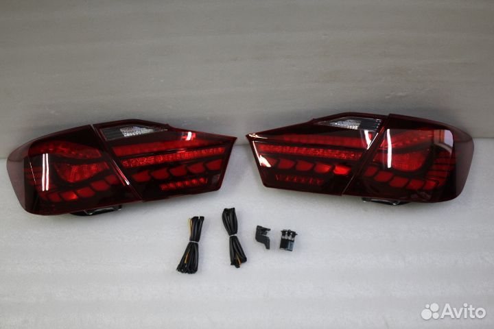 Camry 50 LED Стоп сигналы стиль BMW Красные X5EK8