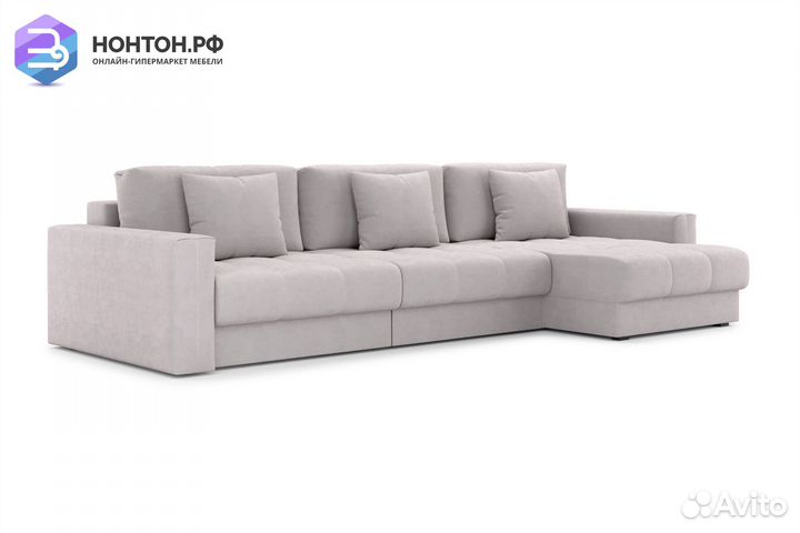 Диван угловой тик-так Монарх М2О1 бежевый