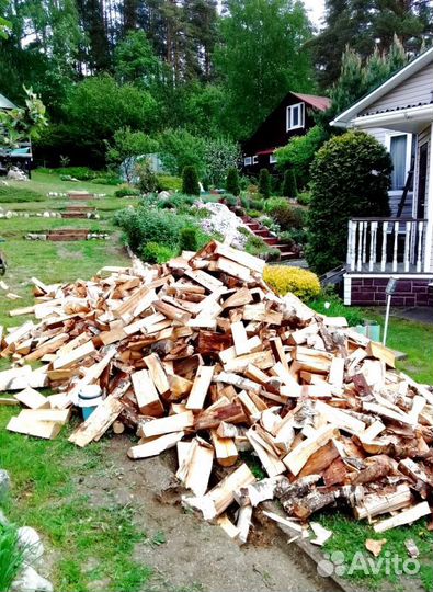 Дрова с доставкой в укладку любого объема