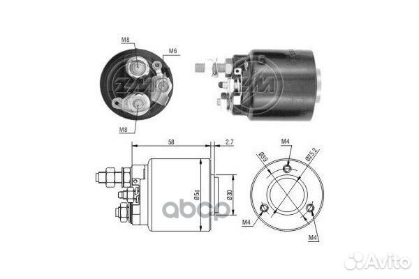 Реле втягивающее ZM590 Era