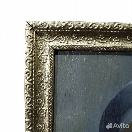 Старинная картина маслом. Конец 19-нач.20 века