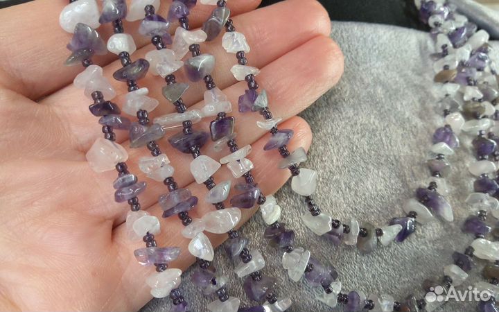 Бусы из натуральных камней