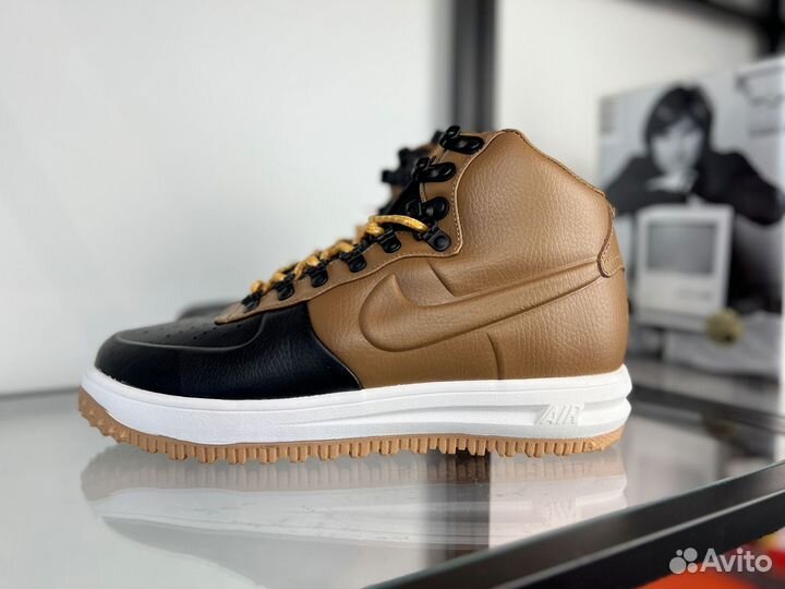 Кроссовки Nike Lunar Force 1 Duckboot 18 Коричневые