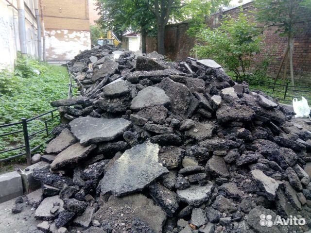 Бой асфальта Лом асфальта