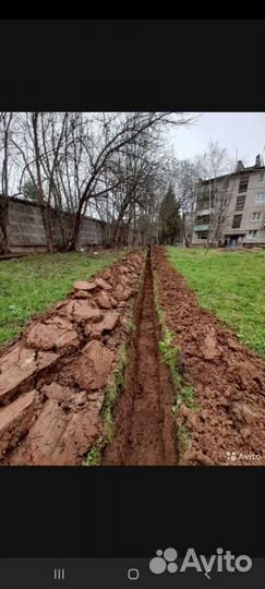Копка траншей вручную