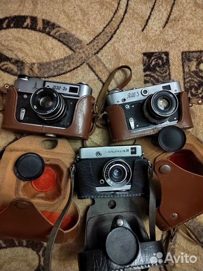 Фотоаппарат пленочный СССР фэд чайка polaroid