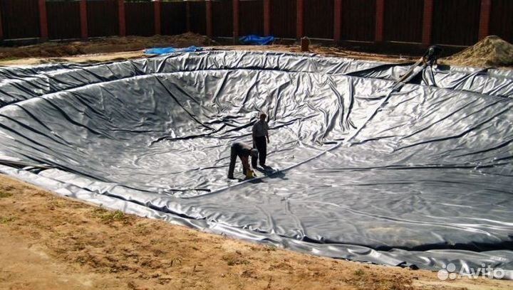 Пленка для прудов и водоемов 6м х 50м х 200мкм