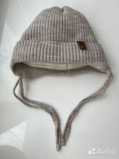 Детская зимняя утеплённая шапка размер 40-42 см