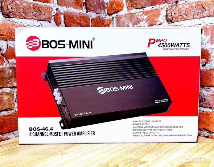 Усилитель 4 канальный BOS-mini (новый)