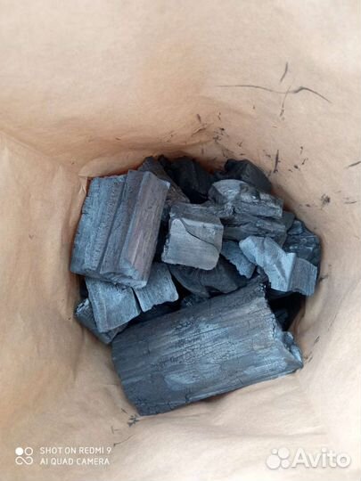 Уголь древесный в мешках