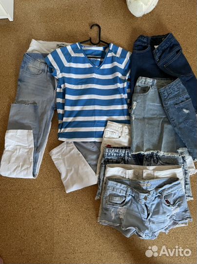 Летние вещи шорты юбки джинсы платье