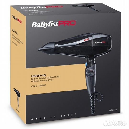 Фен babylisspro BAB6990IE, черный