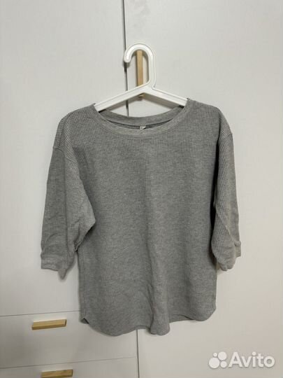 Кофта uniqlo вафельная