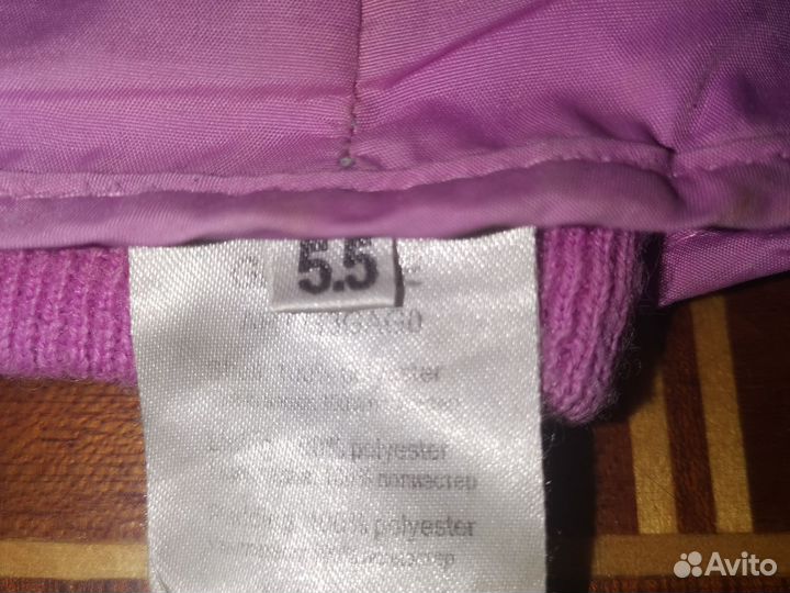 Перчатки горнолыжные на девочку 7-10 лет